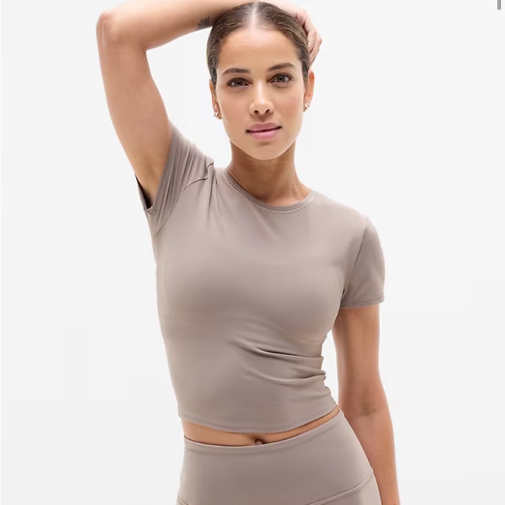 NWT Athleta Transcend Open Back Tee